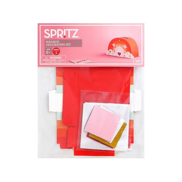 Rainbow Valentine's Day Kids Mailbox Decorating Kit - Spritz™ | Target