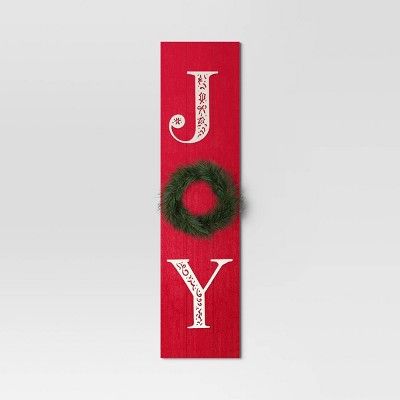 10" x 40" Joy Wall Sign Christmas - Threshold™ | Target