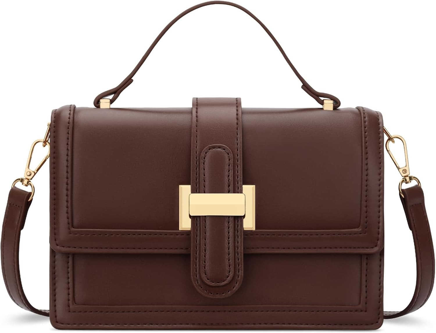 KKXIU Crossbody Bag for Women, Top Handle Purse Small Designer Handbag | Amazon (US)