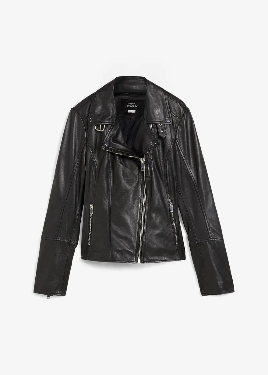 Bikerjacke aus Nappaleder | Bonprix DE