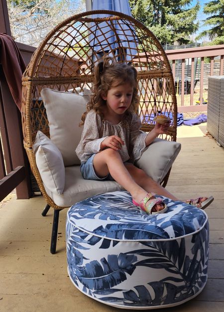 Outdoor patio season with matching mom and mini egg chairs is our favorite! 

#LTKSeasonal #LTKhome #LTKfamily
