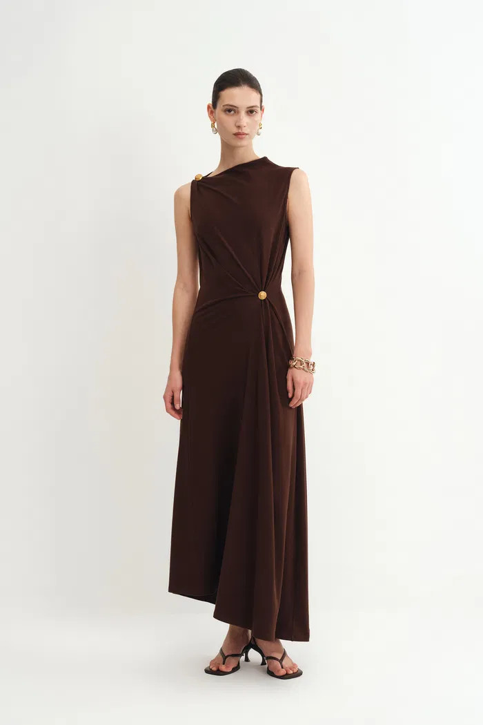 Kiki Knotted Draped Dress | Fabrique