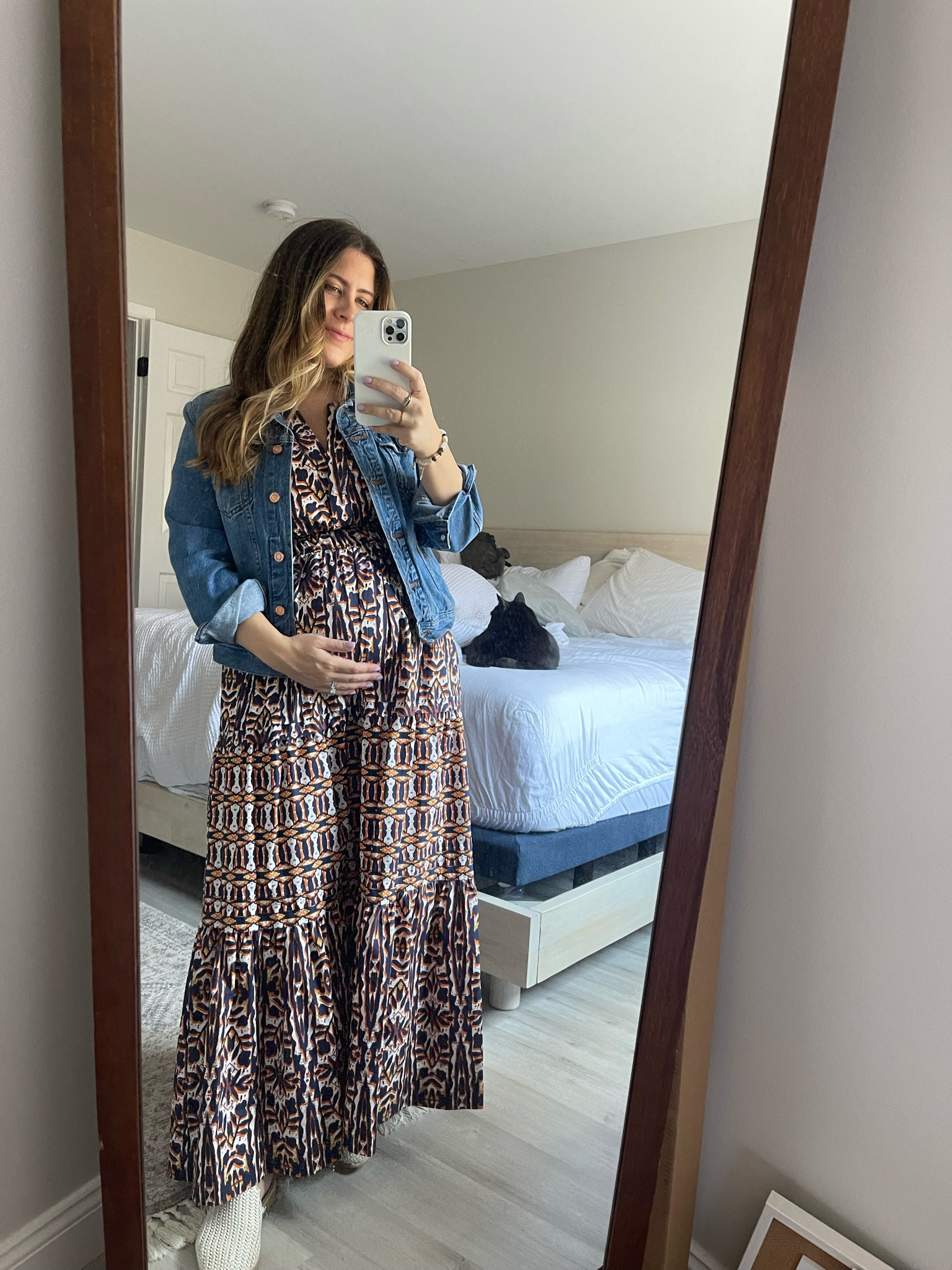 My favorite dress available in new prints | bump friendly | TTS

#LTKsalealert #LTKxAnthro #LTKSeasonal