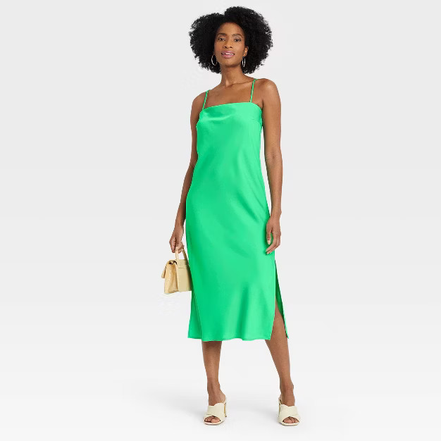Women's Apron Slip Dress - A New Day™ | Target