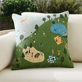 Outdoor Picnic Pillow | West Elm (US)