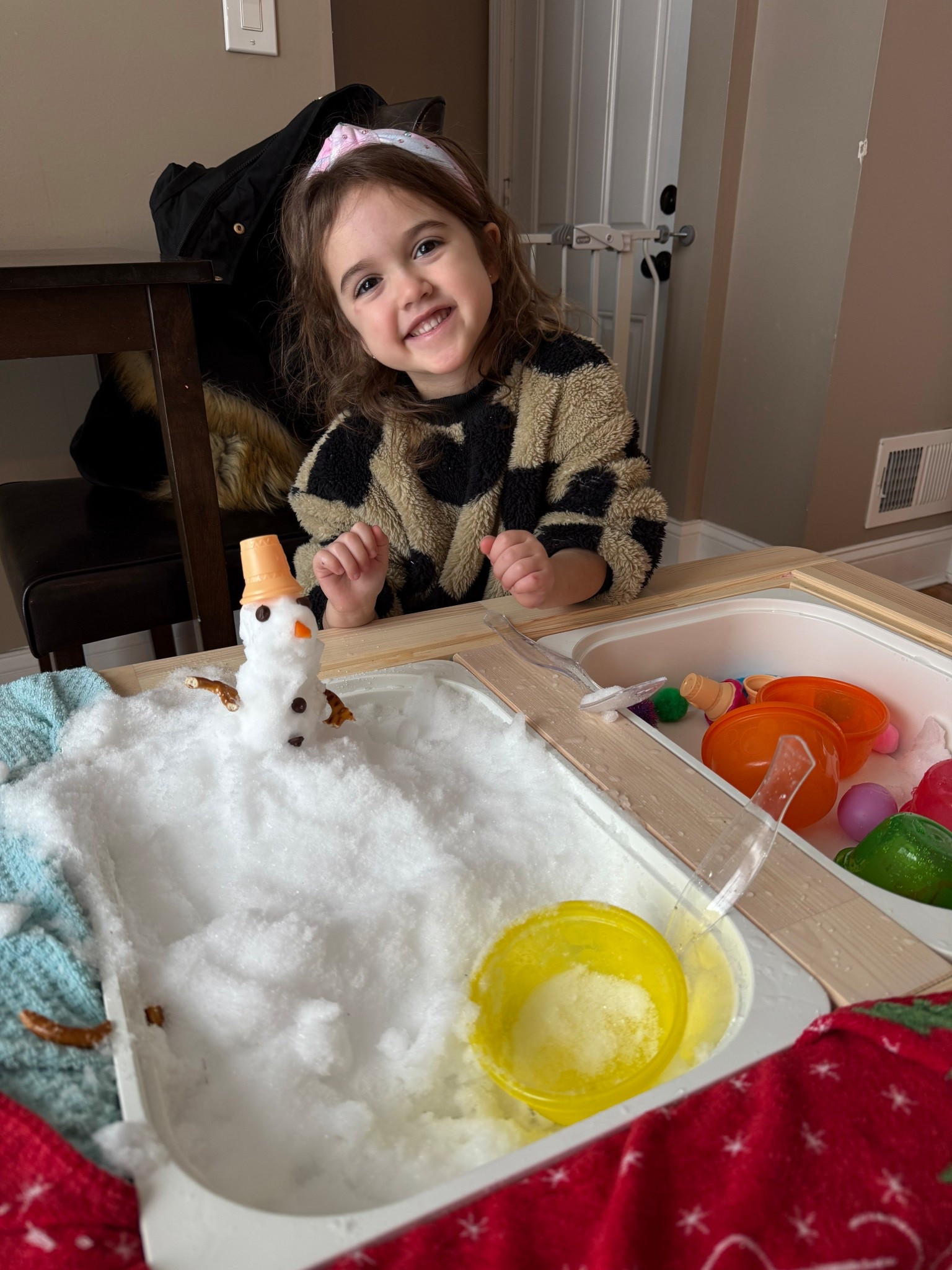 Snow sensory fun! Sensory table. Indoor fun. Indoor sensory table. Sensory toys. Snow day. Snow. Winter fun. Winter kids activities. Winter kids activity. Kids activity. Kids sensory activity. Sensory table for kids 

#LTKdayinmylife #LTKSaleAlert #LTKKids