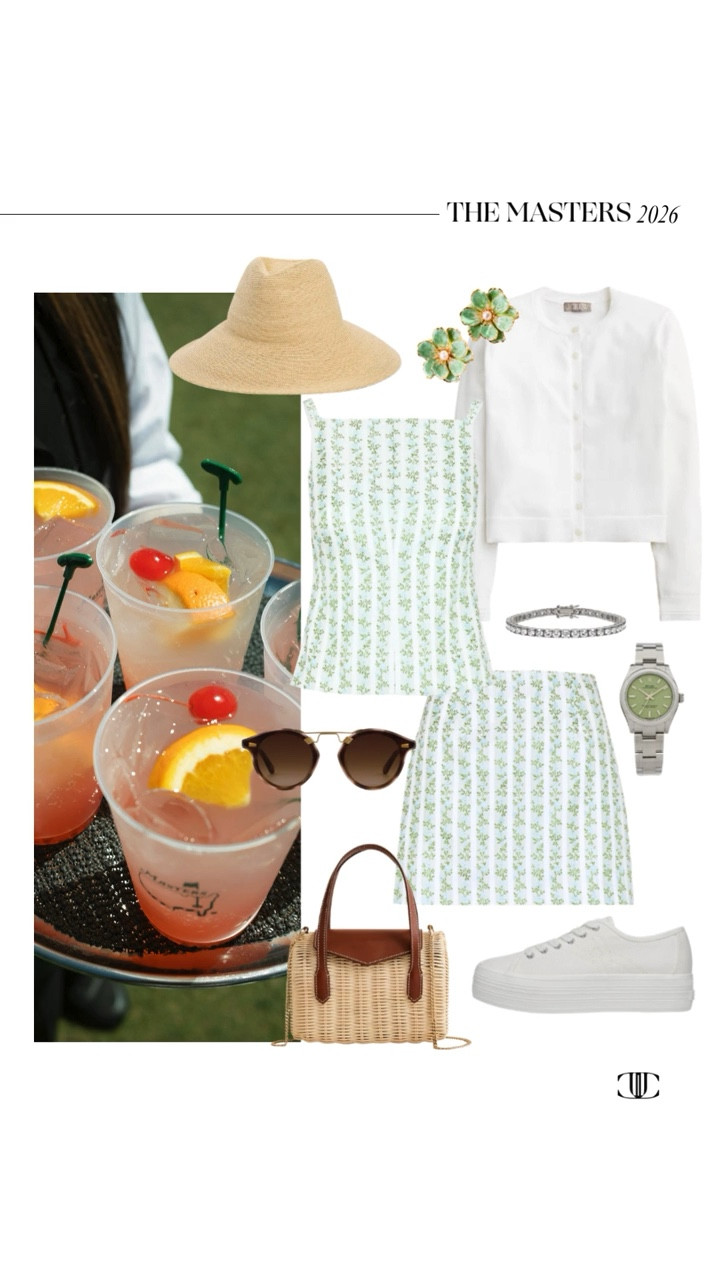 Masters 2026 Style 🌿🏌️‍♀️

Timeless, polished, and perfectly suited for a day at Augusta. This edit is all about breezy spring dresses, tailored linen sets, chic (walkable) shoes, and classic accessories that strike that effortless Southern balance.

From early tee times to clubhouse brunch, these looks are designed to keep you comfortable, refined, and ready for a full day on the course. Save this for tournament outfit inspo and tap to shop each look. ⛳✨

#LTKStyle #MastersStyle #GolfTournamentStyle #SpringOutfits #PreppyStyle #SouthernStyle #EventStyle #LTKFinds 

 

#LTKdayinmylife #LTKootd #LTKOver40