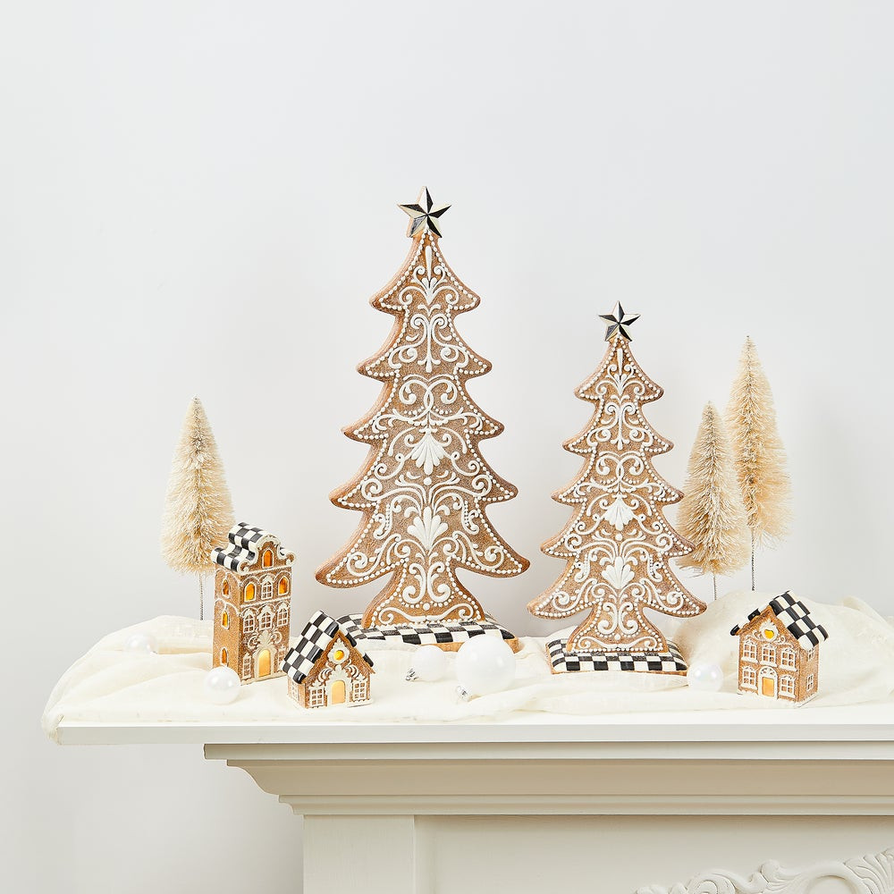 Gingerbread Illuminated Mini Houses, Set of 3 | MacKenzie-Childs