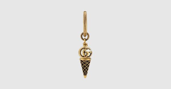 Double G ice cream drop hoop earring | Gucci (US)