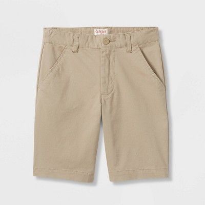 Boys' Flat Front Uniform Chino Shorts - Cat & Jack™ | Target