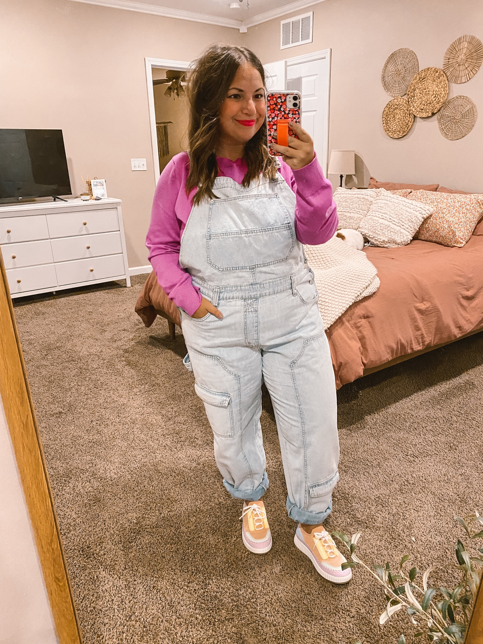 How cute is this colorful fit?! Loving the bright pops of color from the sneakers to the sweater.

sneakers: wearing kids size, but linking the adult version below as well!
overalls: fit true to size // wearing a large (rolled the bottoms a bunch of times - I’m 5’)
sweater: fits true to size // wearing a large

#LTKFindsUnder50 #LTKFindsUnder100 #LTKStyleTip