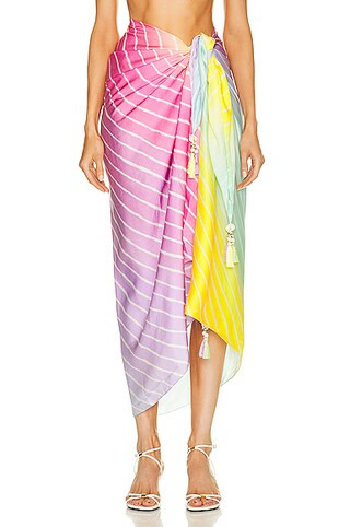 ROCOCO SAND Evie Sarong in Rainbow | FWRD | FWRD 