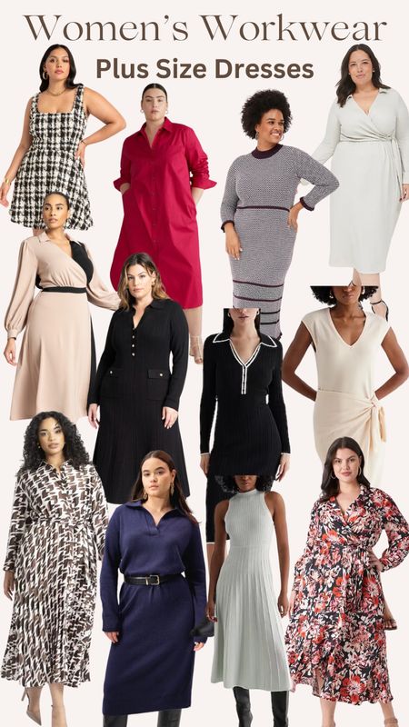 Women’s Workwear Dresses - Plus Size Dresses for the office

#LTKstyletip #LTKplussize #LTKworkwear