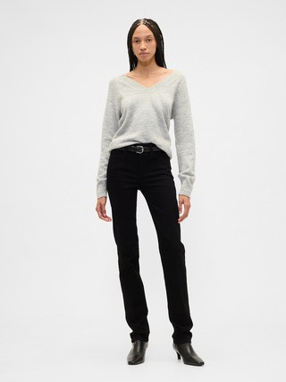 Mid Rise Classic Straight Jeans | Gap Factory