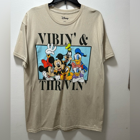 Disney Mickey & Friends Vibin' & Thrivin' T-Shirt | Poshmark