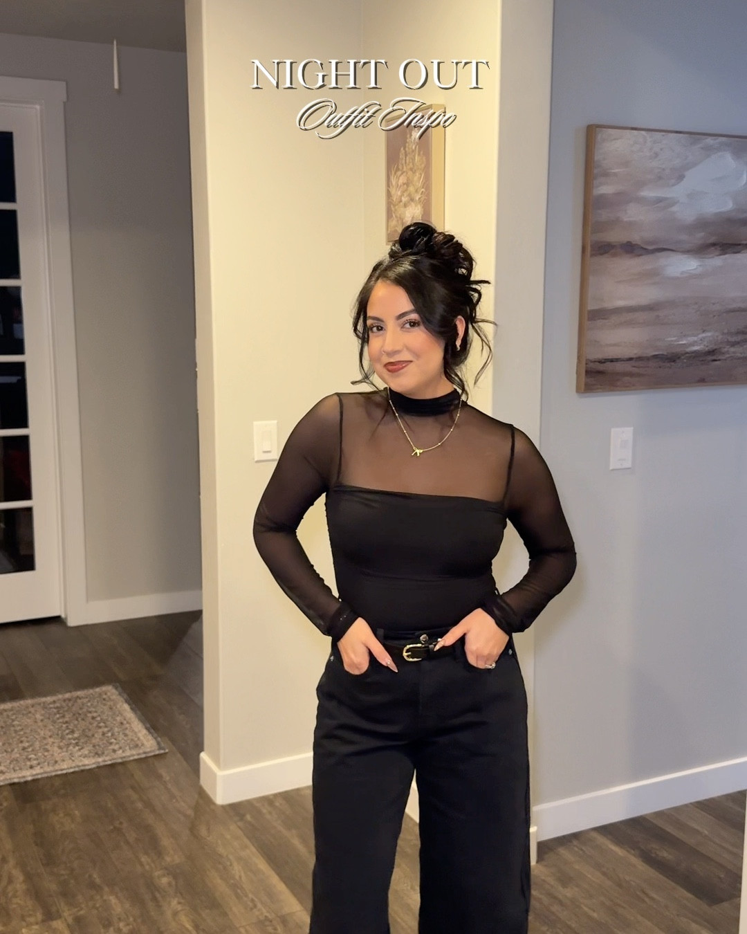 Night out fit- All black moment 🖤 

#nightoutfit #allblackoutfit #ootdinspo

#LTKgrwm #LTKValentine #LTKootd