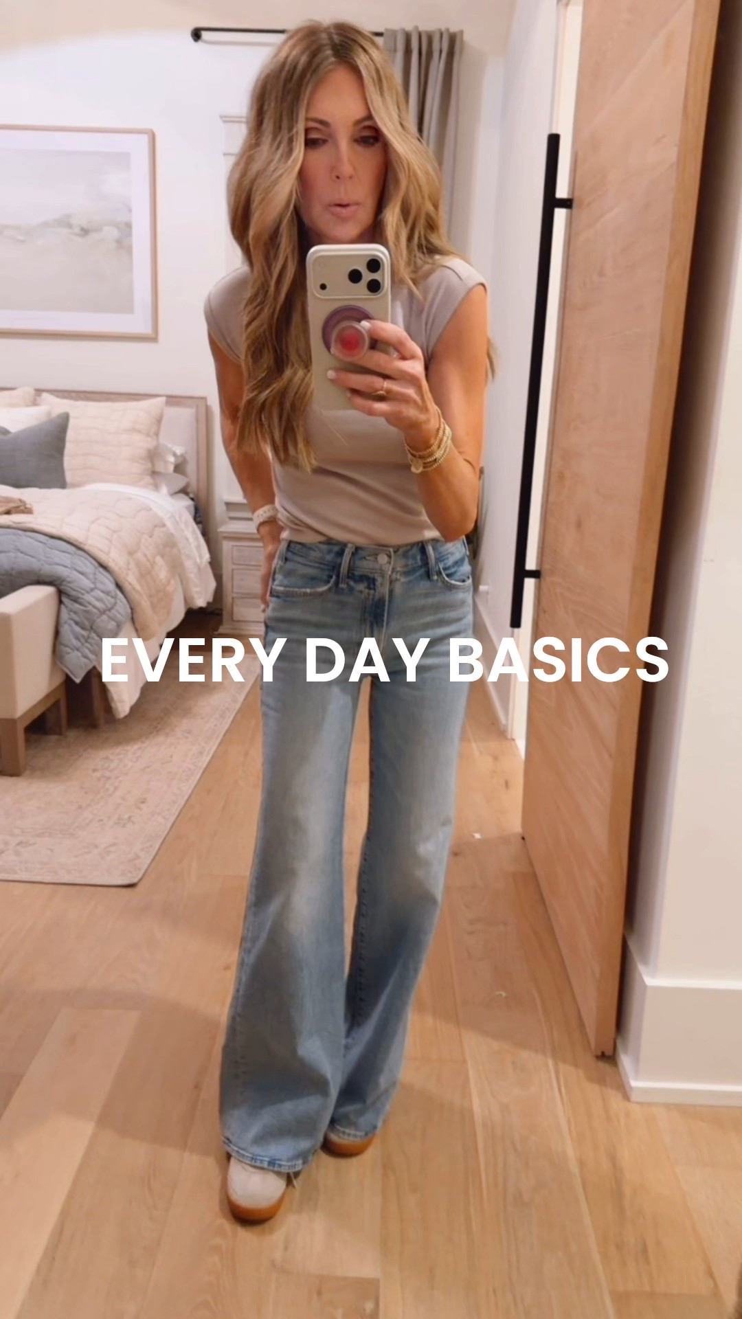 New Anthro jeans and the perfect tee for layering!!  If you're between sizes in the jeans, you can probably go down. I'm a 24/25 and felt the 24 was the better fit. The top is a small. 

@anthropologie #anthropartner 

#LTKmomlife #LTKgrwm #LTKdayinmylife