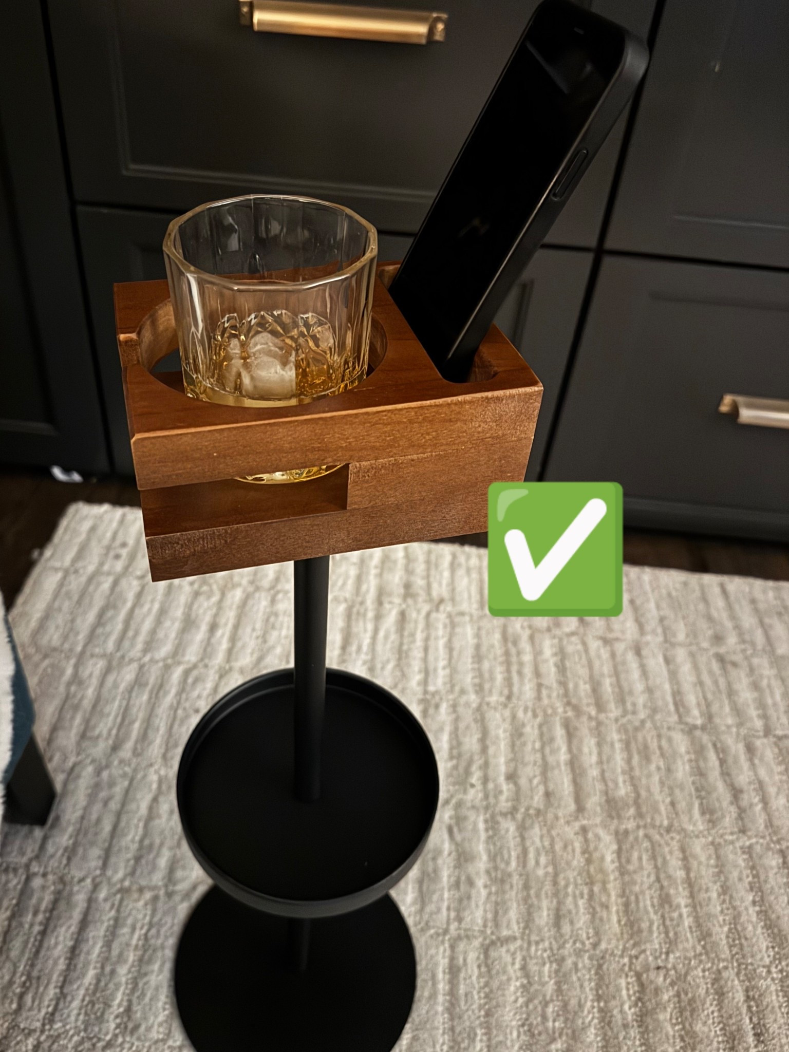 This little drink holder is so silly but practical! Easy to put together or break down. And definitely a must have for poker or mahjong night!  Not sure on longevity but it looks good in our cozy in our office/den room. 
Linking two acrylic ones (I had not tested them yet) in case you want a different look. 
#sidetable
#drinktable
#drinkstand
#phonestand
#mahjongaccessories
#mahjong
#pokernight
#entertaining


#LTKHome #LTKFindsUnder50 #LTKGiftGuide