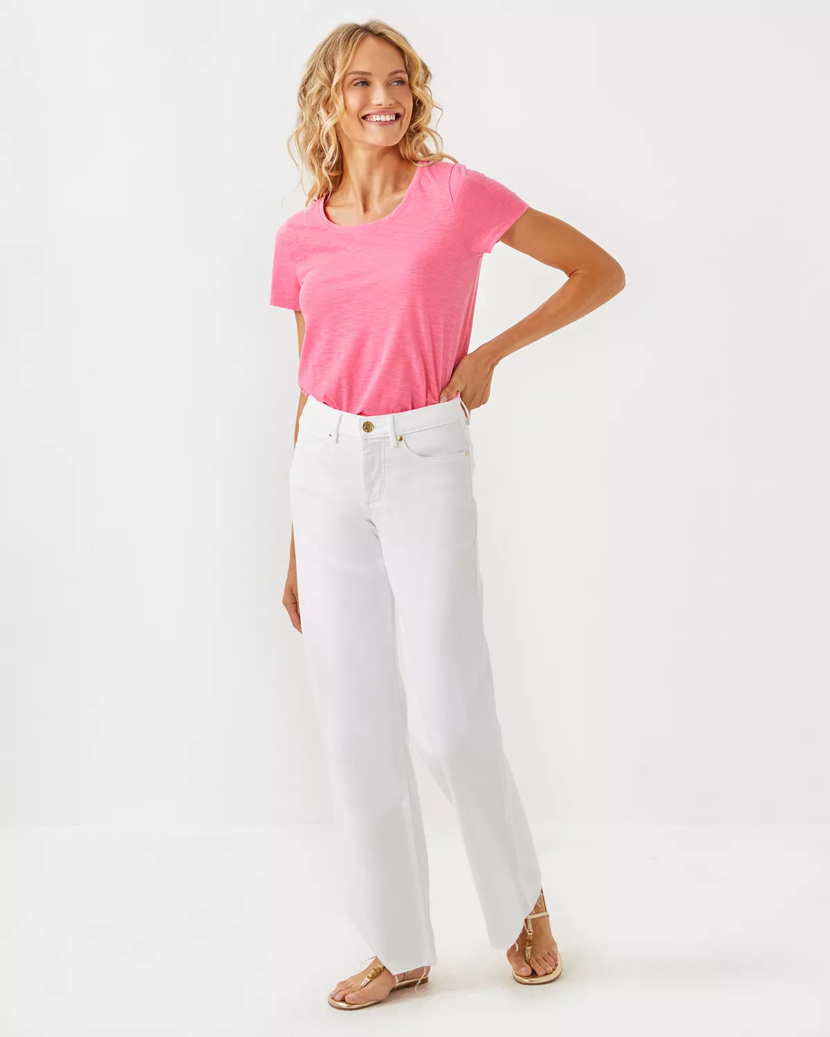 33" Aniston High Rise Straight Leg Jean | Lilly Pulitzer