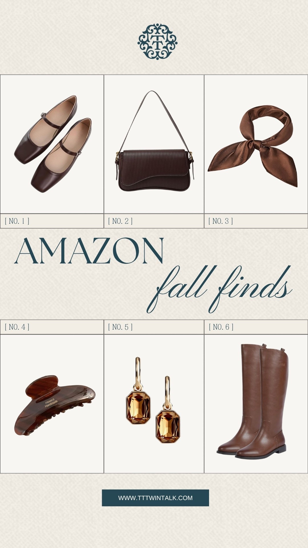 Our Amazon fall finds are all about rich brown accessories and shoes we can wear all season long. From ballet flats and knee-high boots to a brown shoulder bag, silk scarf, loafers, and statement earrings, these pieces are easy to mix into our fall outfits. We love finding Amazon fashion pieces that help us pull together a full look without spending a fortune.

#LTKSeasonal #LTKOver40 #LTKBeauty