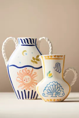 Dimitria Stoneware Vase | Anthropologie (US)
