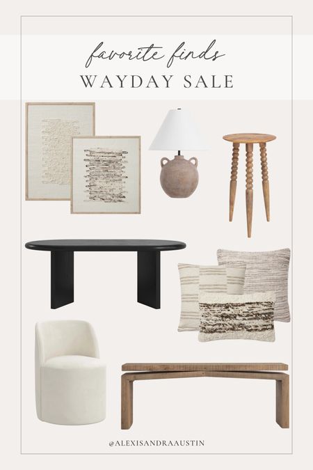 My favorite finds from Wayday! Shop the sale to save on great furniture and decor pieces

Home finds, deal of the day, sale alert, Wayfair, Wayday sale, coffee table, throw pillow, accent table, wall art, lamp faves, console table, accent chair, neutral home, aesthetic finds, spring refresh, affordable finds, shop the look!

#LTKSaleAlert #LTKHome #LTKSeasonal