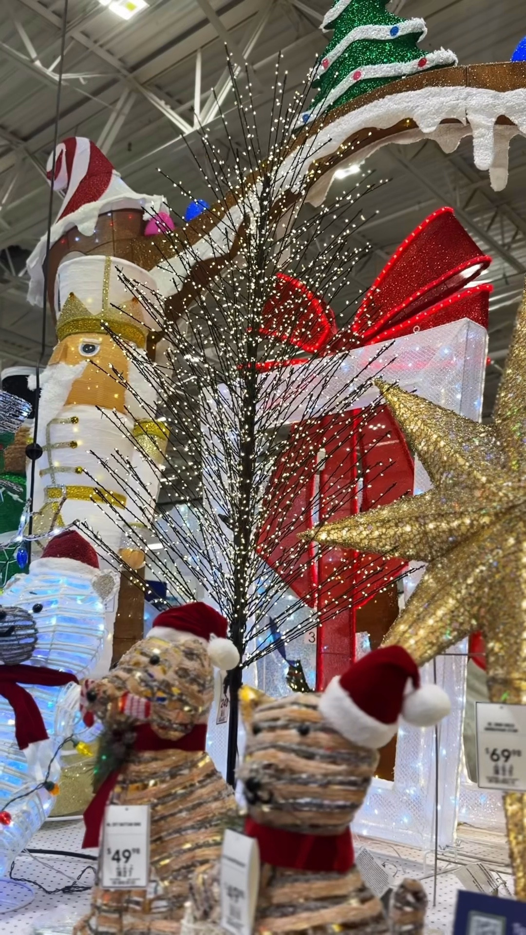 Holiday decorations are up at Lowe’s, and they’re so good this year. The nostalgic animatronic Christmas characters and all the warm incandescent lights just hit that perfect old-school holiday feeling.

#LTKHome #LTKSeasonal #LTKHoliday