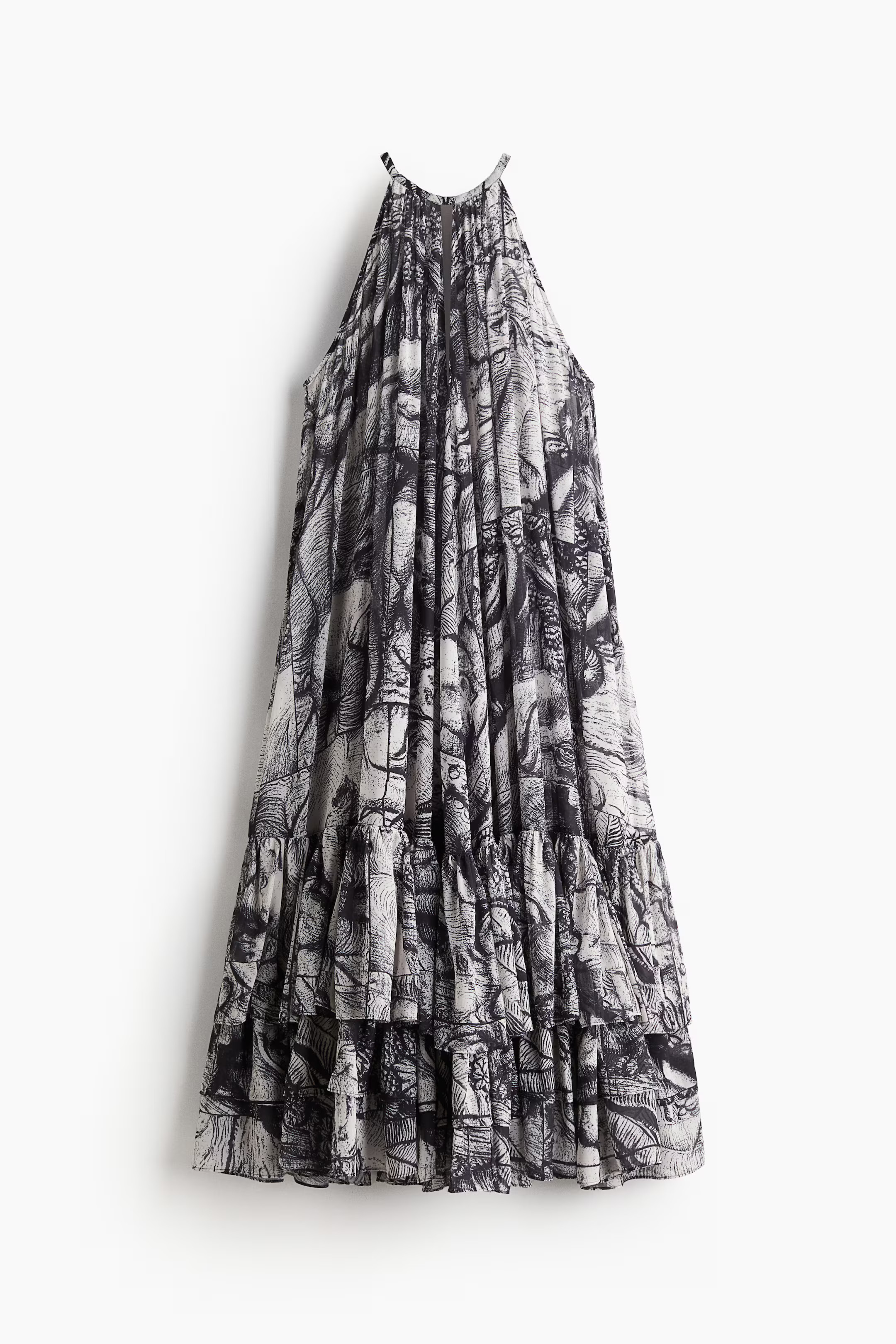 Patterned Chiffon Dress | H&M (US + CA)