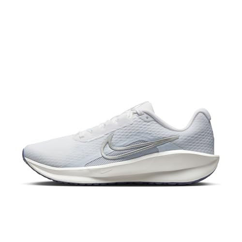 Nike Women's Downshifter 13 White/Metallic Silver/Football Grey/World Indigo/Summit White 8.5 Medium | Amazon (US)
