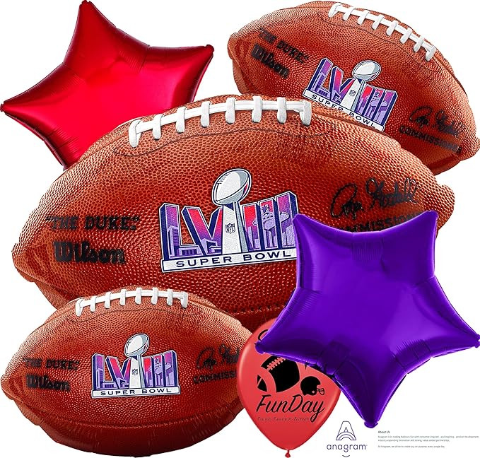 Amscan SuperBowl, Party Supplies, Intended for Super Bowl LVIII Theme Collection, Party Accessory... | Amazon (US)