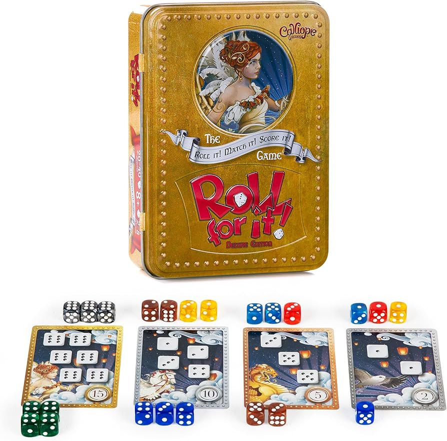 Calliope Roll for It! Deluxe Edition – Fast Dice Rolling Game of Luck & Strategy for 2–8 Play... | Amazon (US)