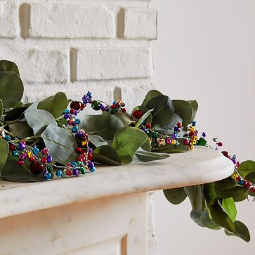 Jingle Bell Garland - Multi | West Elm | West Elm (US)