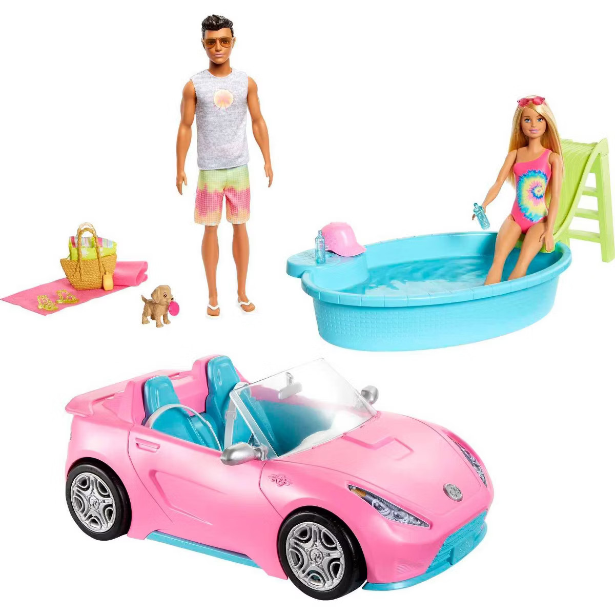 Barbie Blitz Dolls Convertible and Pool Playset | Target
