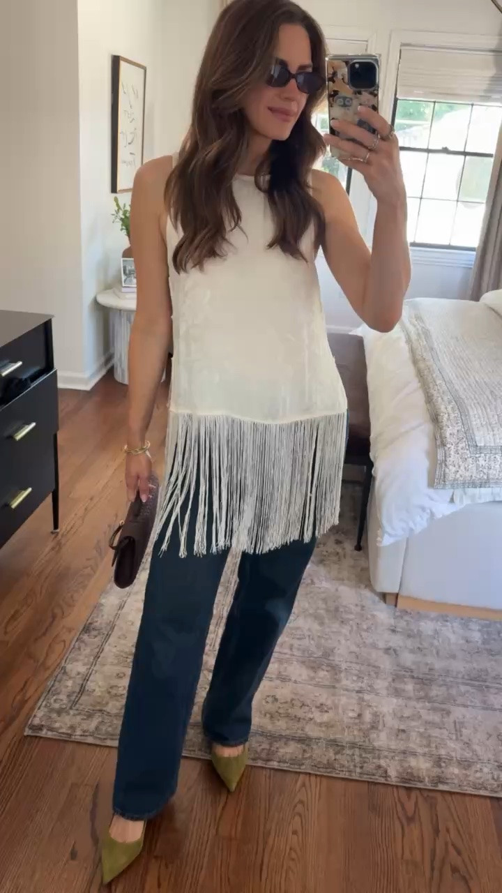 OOTD - this top is so fun & I can't wait to style it more ways!!! My jeans are on SALE!

#LTKootd #LTKSaleAlert