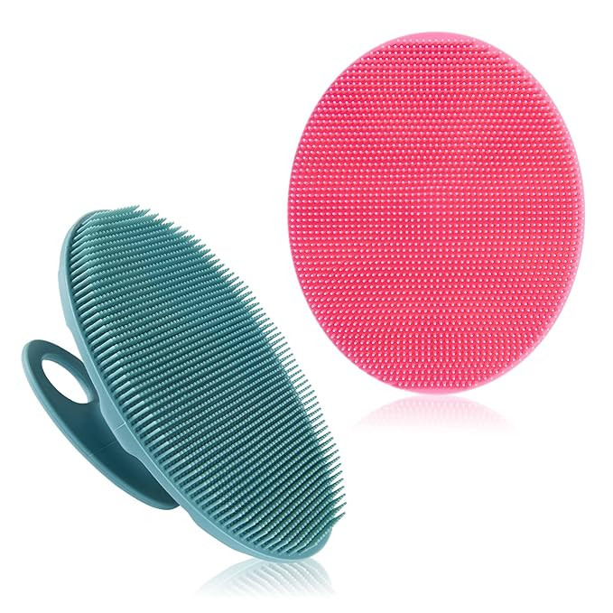 Soft Silicone Body Cleansing Brush Shower Scrubber, Gentle Exfoliating and Massage for All Kinds ... | Amazon (US)