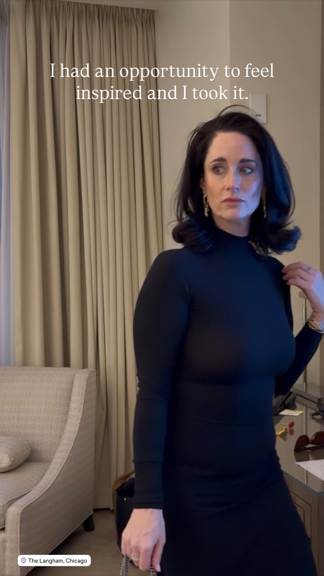 I had an opportunity to feel inspired and I took it. @langhamchicago @skims @dysonbeauty  @alexisbittar @gucci
For a date night out in Chicago, I paired the mesh mock neck dress from skims with my NOOD nipple covers (use code Heather15), architectural and gilded jewlery by Alexis Bittar. My clutch was a special limited edition Gucci clutch covered in evil eyes that I purchased from the Gucci Garden Boutique in Florence, Italy!

#LTKootd #LTKgrwm #LTKOver40