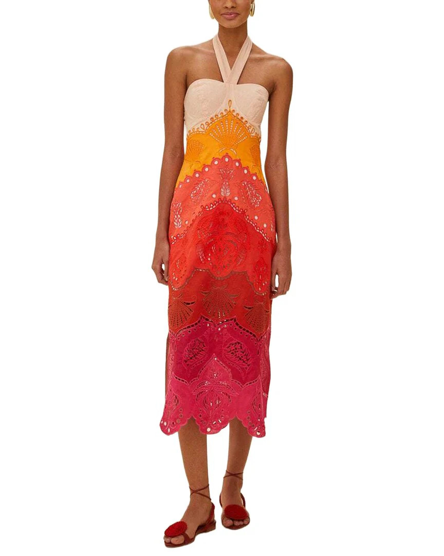 FARM Rio Summer Gradient Richelieu Midi Dress | Shop Simon