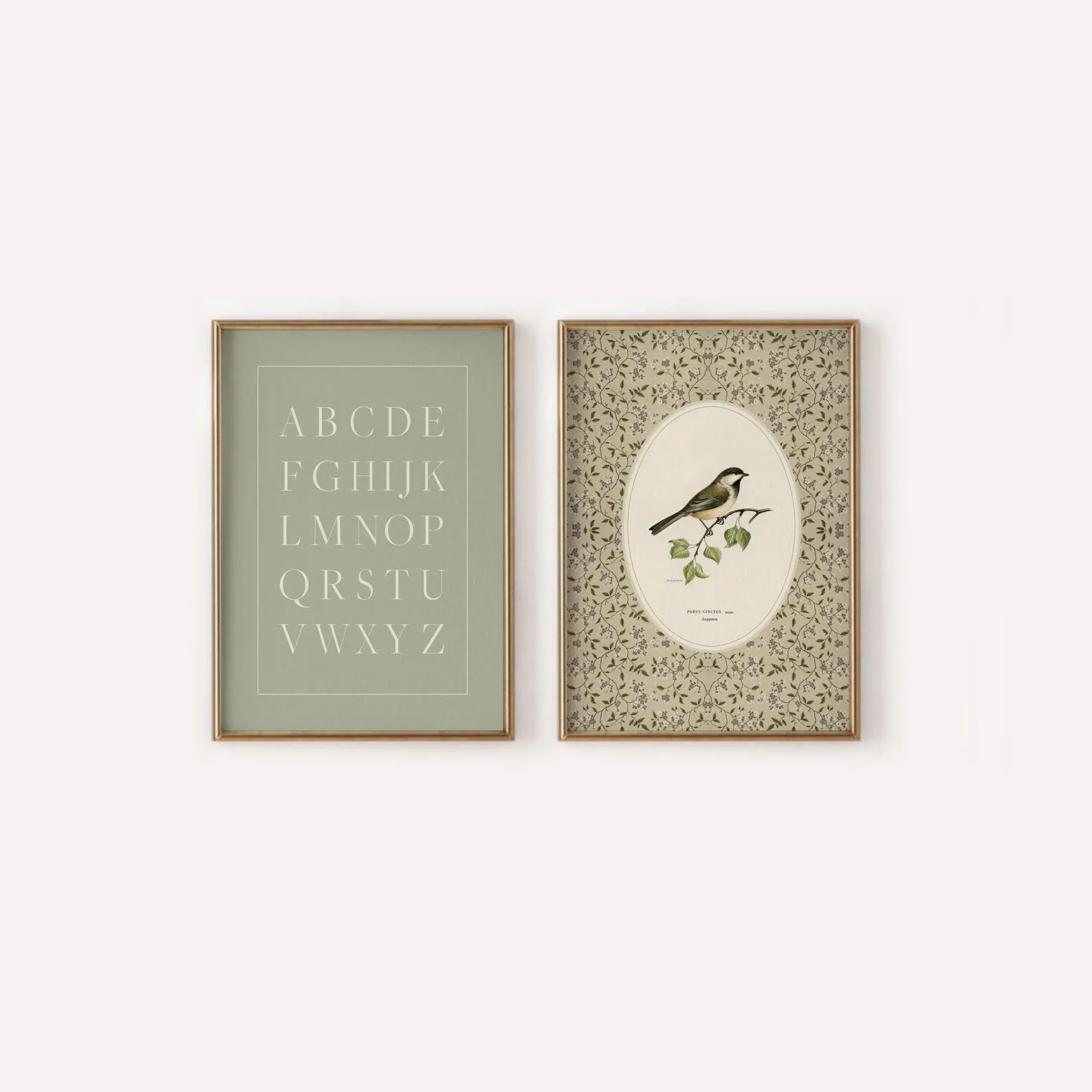 Sage Green Nursery Art Prints: Vintage Kids Decor (digital Download) - Etsy | Etsy (US)