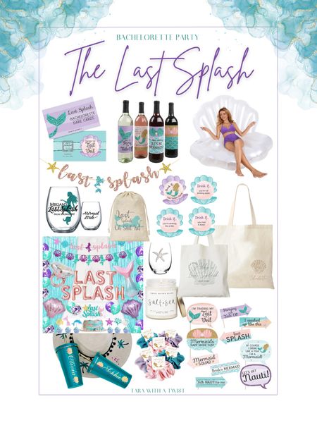 The Last Splash Bachelorette! Perfect for mermaid bride themes and nautical bachelorettes! Check out my Brides collection for more inspo 🤍

Bachelorette Party
Bachelorette Party Decor
Bridesmaids
Maid of Honor
Bride to Be
Wedding
Mermaid Bride 
Bachelorette Themes
Bachelorette Party Themes

#LTKSeasonal #LTKwedding #LTKparties
