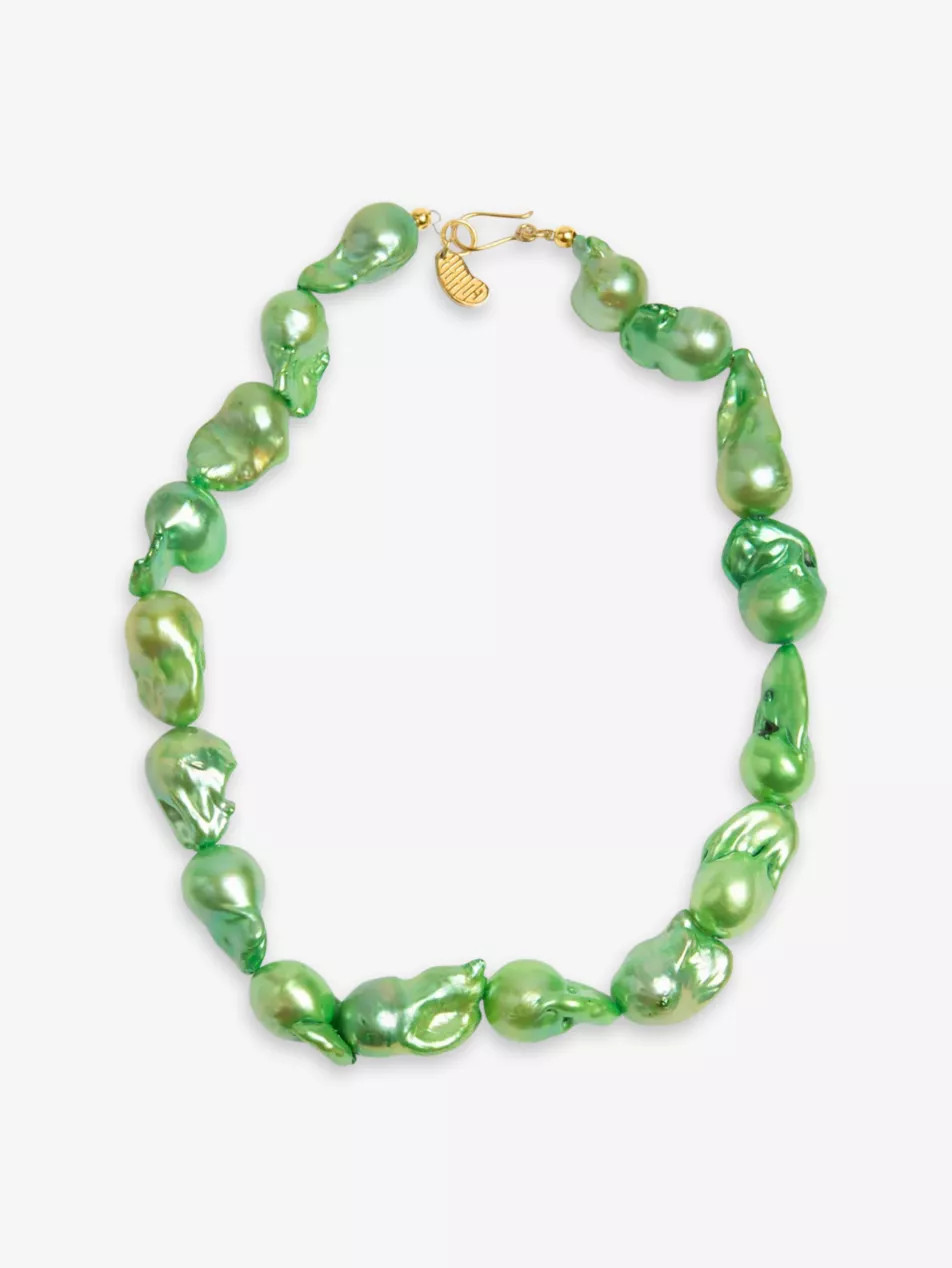 Host Baroque freshwater-pearl necklace | Selfridges