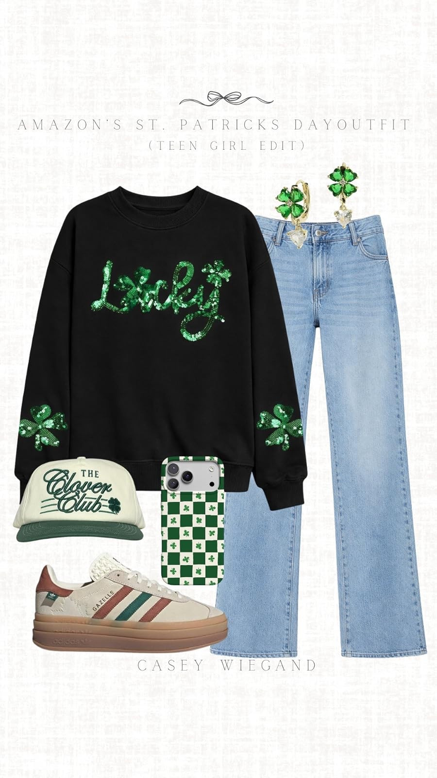 Celebrating St. Patrick's Day with this fun and festive outfit! Perfect for a day out. #StPatricksDayOutfit

#LTKSpringSale #LTKootd #LTKSeasonal