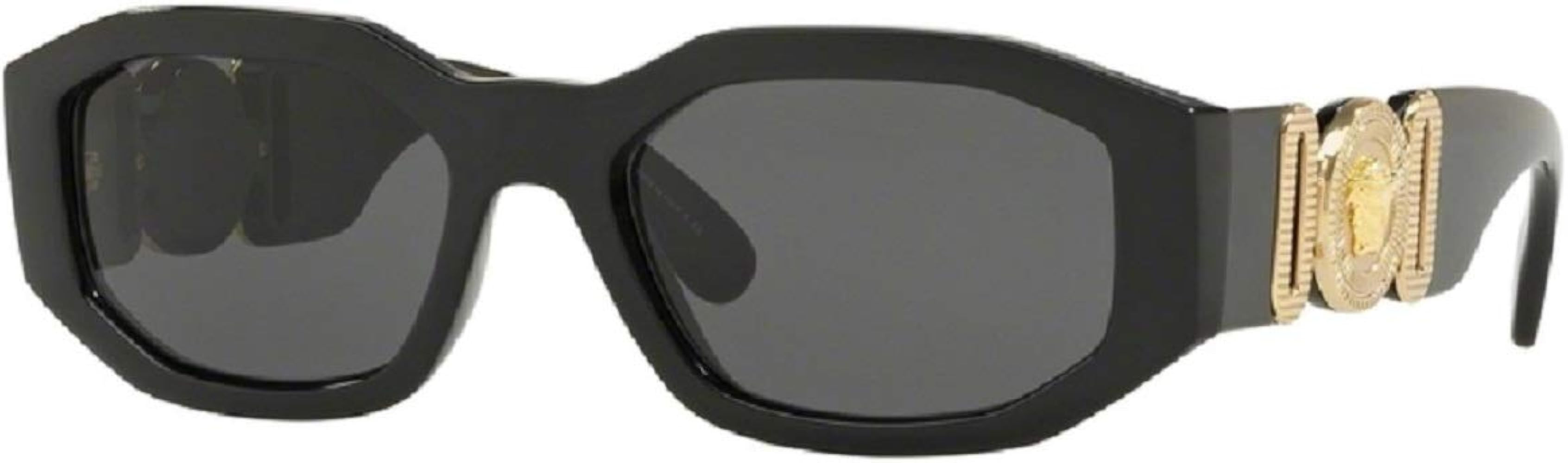 Versace VE4361 Irregular Sunglasses For Men For women + BUNDLE with Designer iWear Eyewear Kit | Amazon (US)