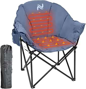 LILYPELLE Oversized Heated Camping Chair, Patio Lounge Chairs with 3 Heat Levels, Portable Foldin... | Amazon (US)