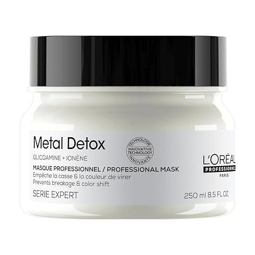 L’Oreal Professionnel Metal Detox Hair Mask - Sulfate-Free Deep Conditioner & Treatment For Dry... | Amazon (US)