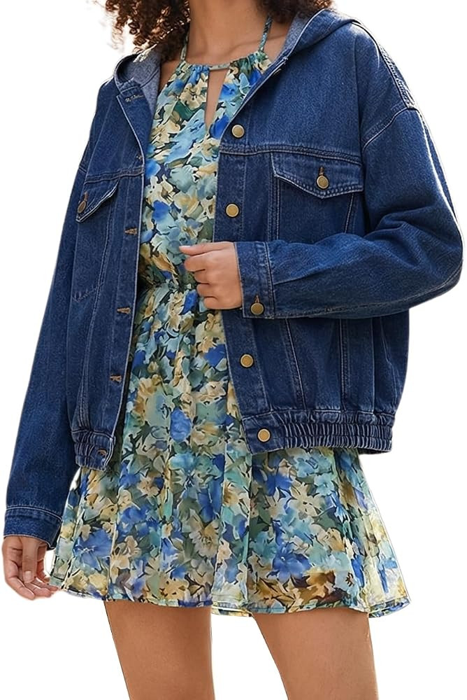 Women's Oversized Denim Jacket | Amazon (US)