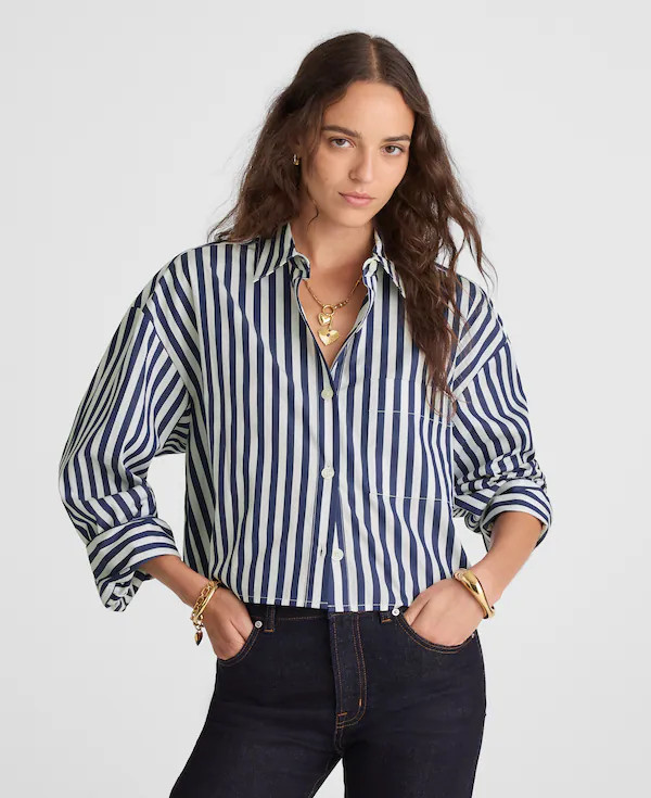 Straight-Hem Shirt | Madewell | Madewell