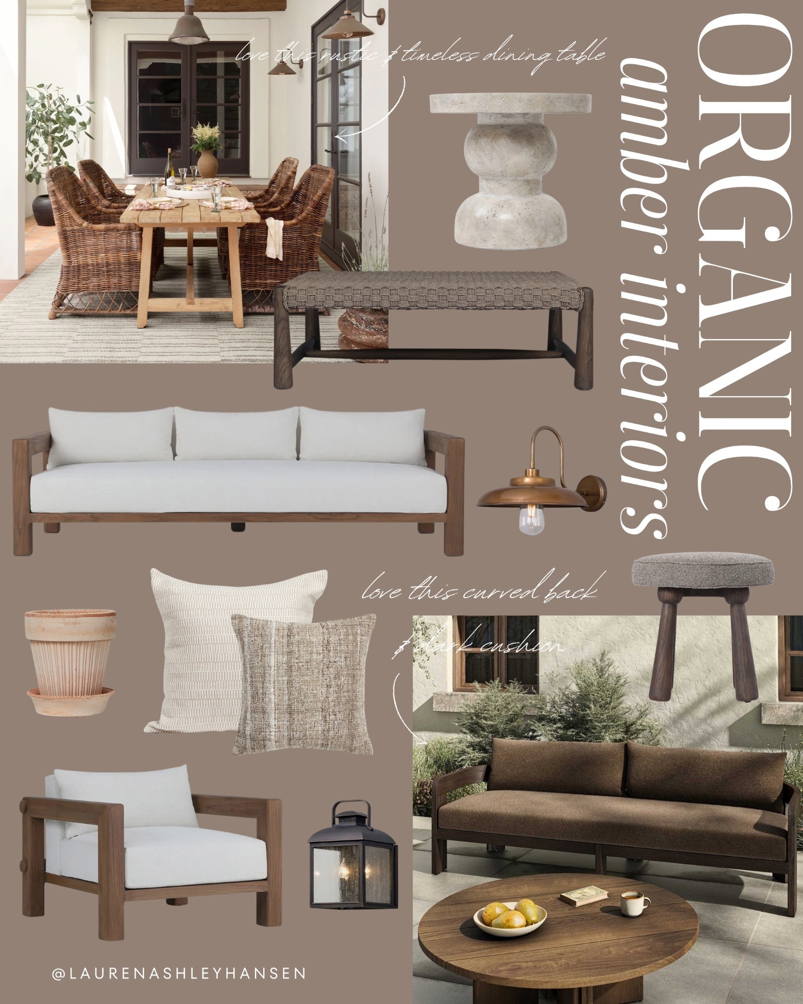 It may only be April, but patio season prep starts now! I’ve rounded up the prettiest organic styles from Amber Interiors. Coastal, calming, and collected feels for any outdoor oasis. 

#LTKHome