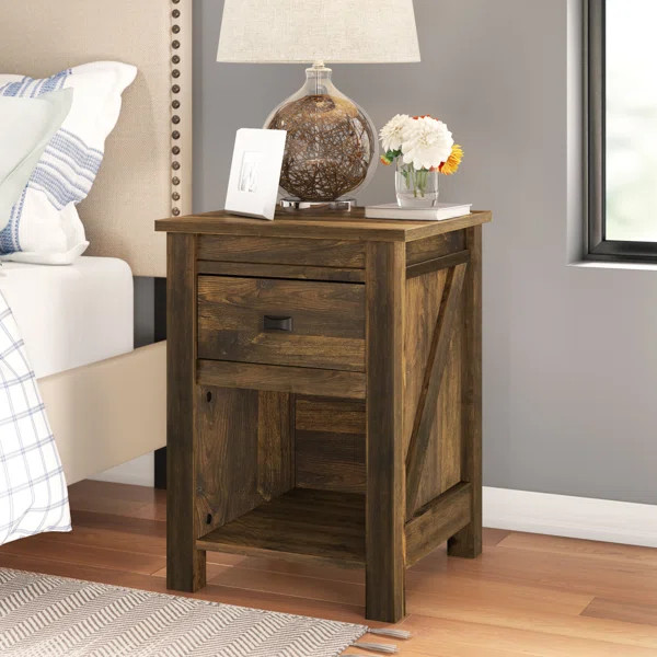 Minchinhampton 24.41'' Tall 1 - Drawer Nightstand | Wayfair North America