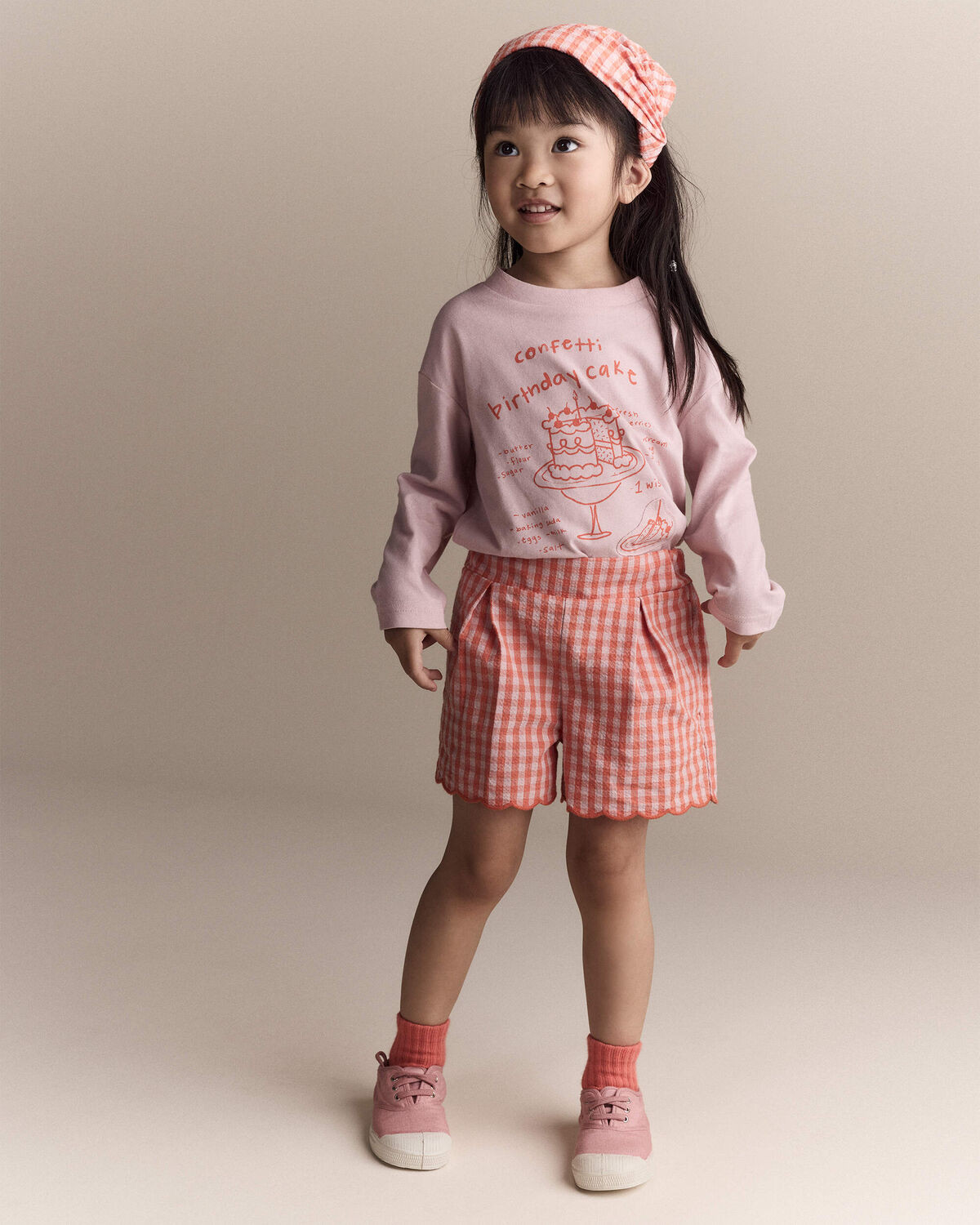Toddler Girl Birthday Cake Long-Sleeve Relaxed Graphic Tee - Light Pink - Otter Avenue | Carter's | Carter's Inc