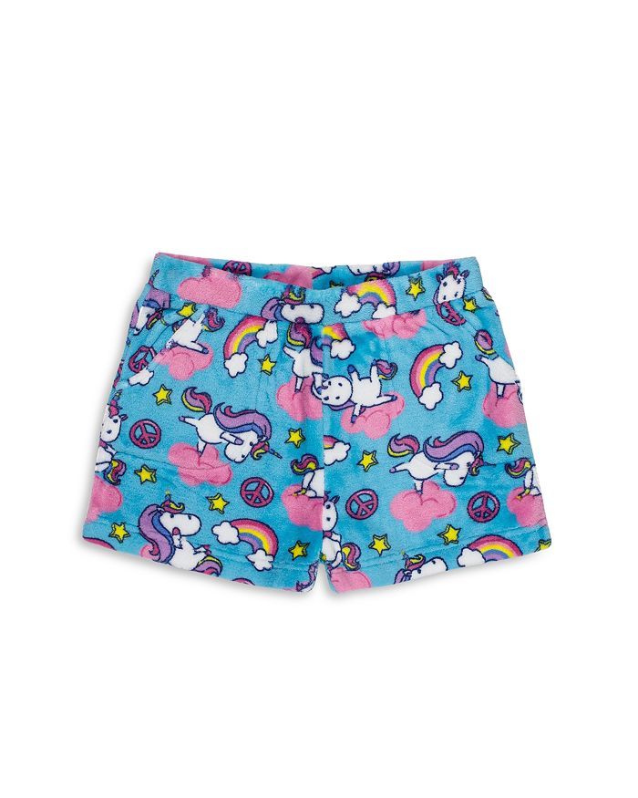 Girls' Yogacorn Fleece Pajama Shorts - Big Kid | Bloomingdale's (US)
